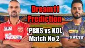 PBKS vs KOL Dream11 Prediction 2023, Fantasy Cricket Tips, Probable Playing 11, Dream11 Team Today, Pitch report & Injury Updates- IPL 2023, Match 2