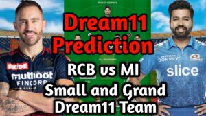 RCB vs MI Dream11 Prediction, Dream11 Team, Fantasy Cricket Tips, Ipl 2023