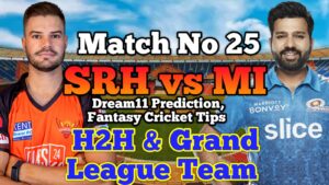 SRH vs MI Dream11 Prediction, Fantasy Cricket Tips, Probable Playing XI, Dream11 Team Today, Pitch Report & Injury Updates- IPL 2023