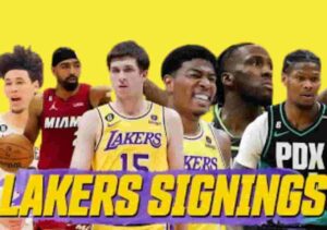 Lakers news : Lakers have officially signed Gabe Vincent, Taurean Prince, Cam Reddish, and Jaxson Hayes.