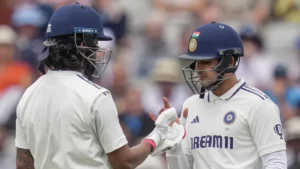 Shubman Gill & KL Rahul Steady India’s Ship in Manchester Test